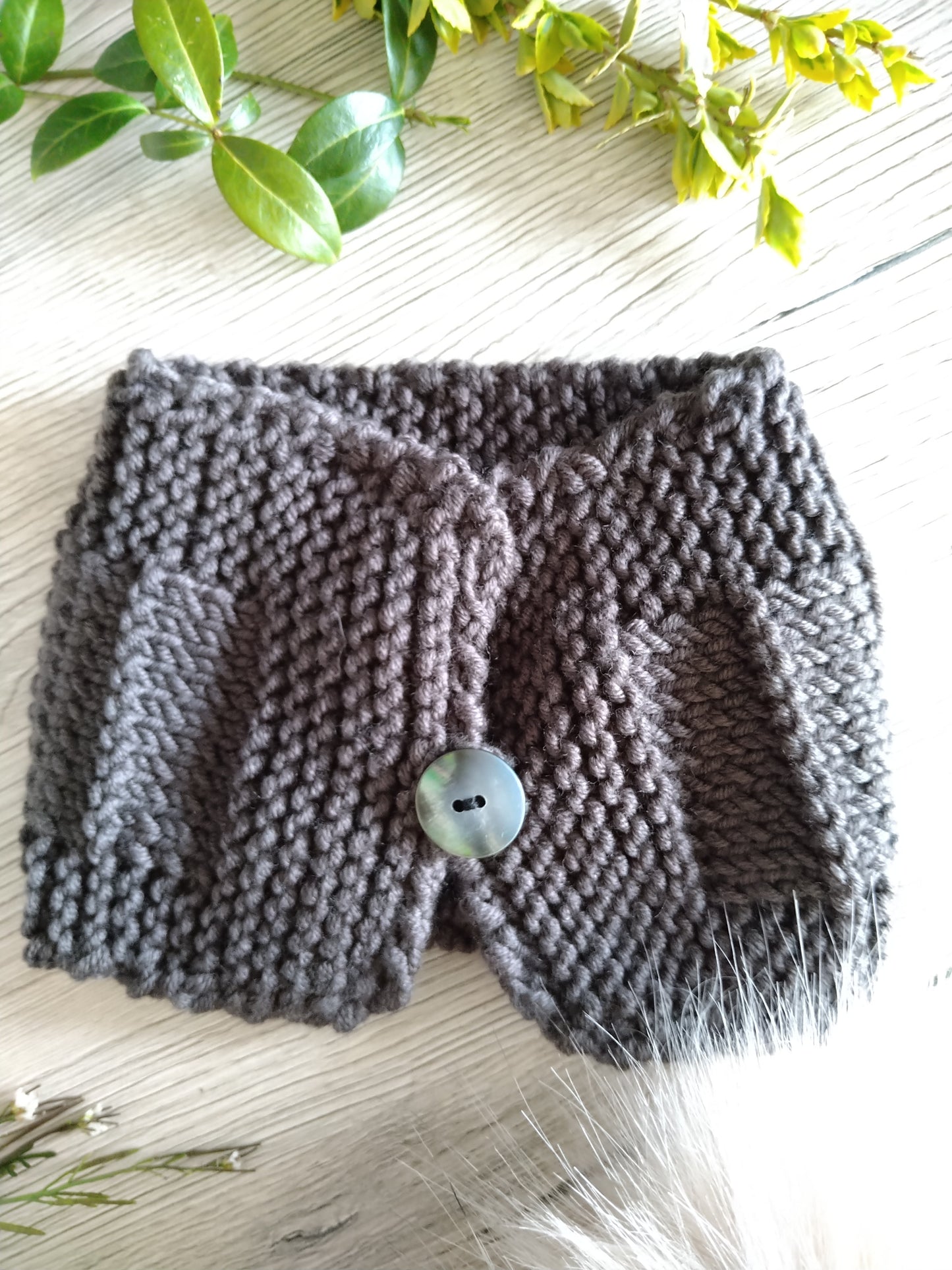 Mocca Knitted Set: Hat and Scarf