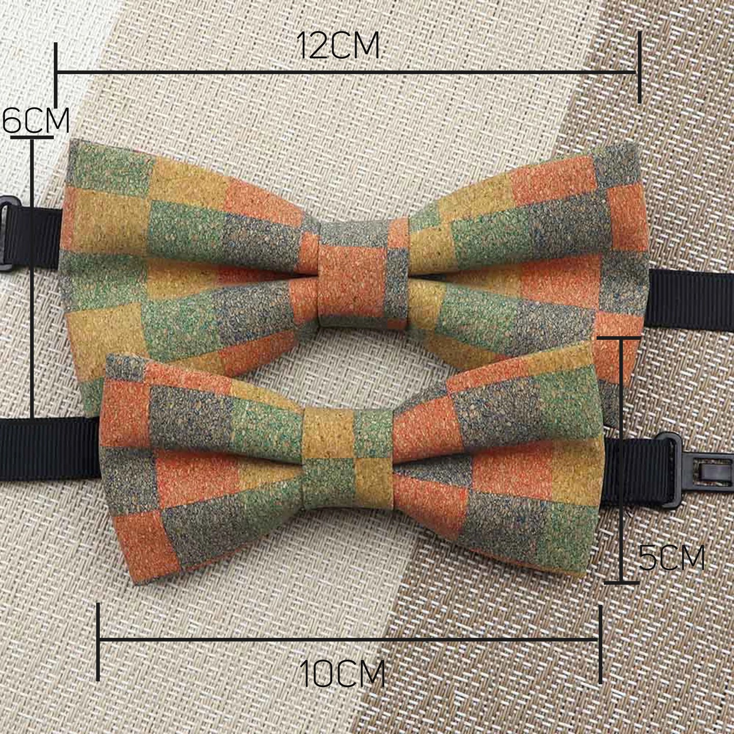 Fashion New Cork Wood Kids Bow Ties Novelty Handmade Fancy Bowtie Adjustable Butterfly Party School Children Gift Accessories