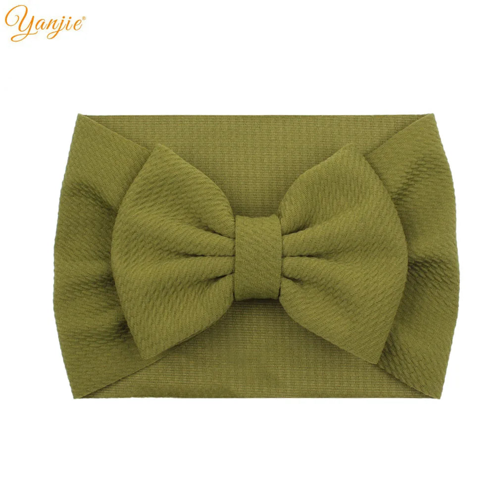 YANJIE 2023 New Turban Fashion 5'' Hair Bows