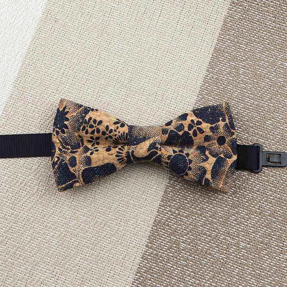 Fashion New Cork Wood Kids Bow Ties Novelty Handmade Fancy Bowtie Adjustable Butterfly Party School Children Gift Accessories