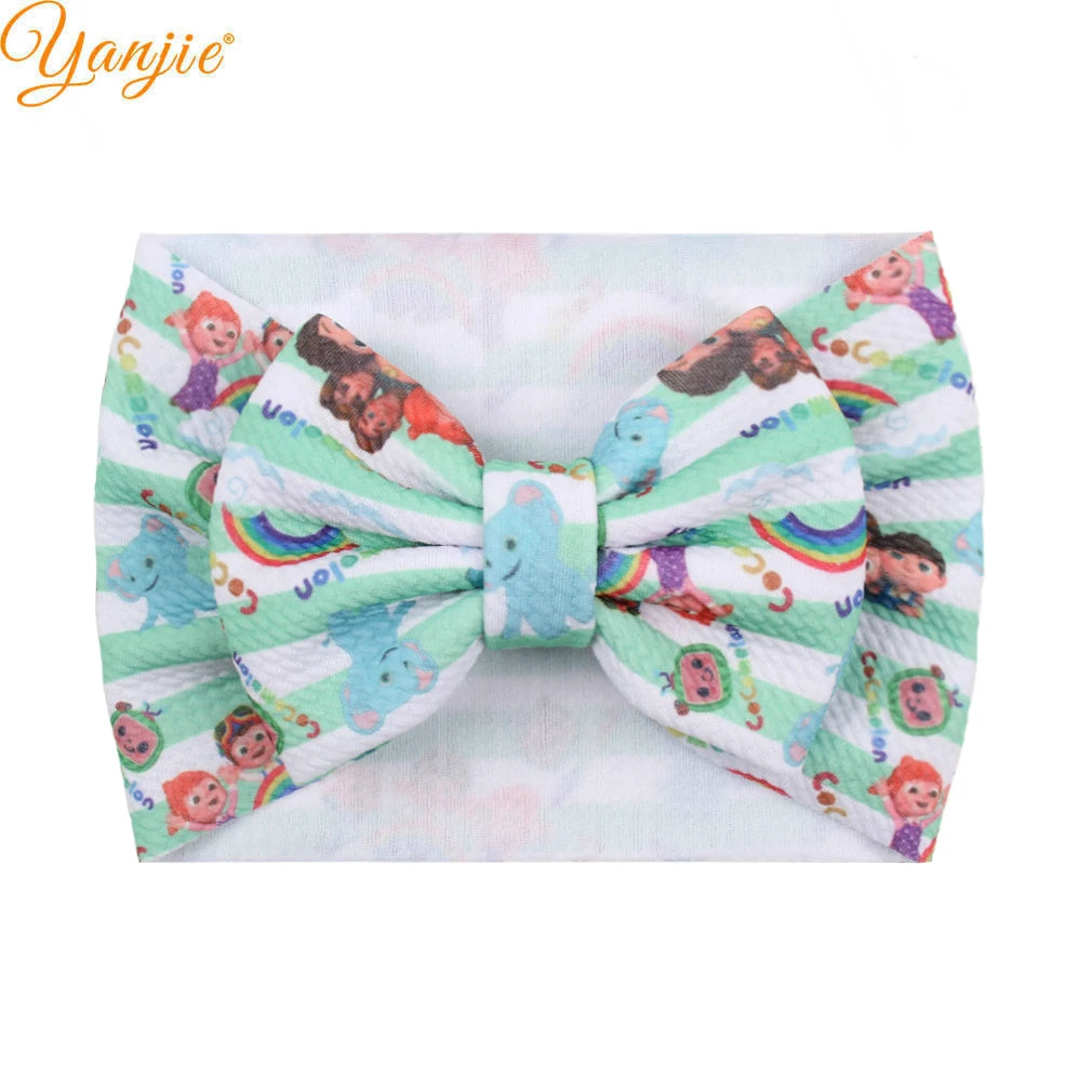 YANJIE 2023 New Turban Fashion 5'' Hair Bows