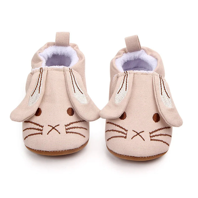 New Arrival Toddler Newborn Baby Boys Girls Animal Crib Shoes Infant Cartoon Soft Sole Non-Slip Cute Warm Animal Baby Shoes