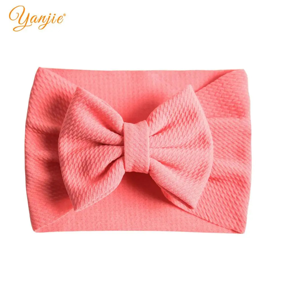 YANJIE 2023 New Turban Fashion 5'' Hair Bows