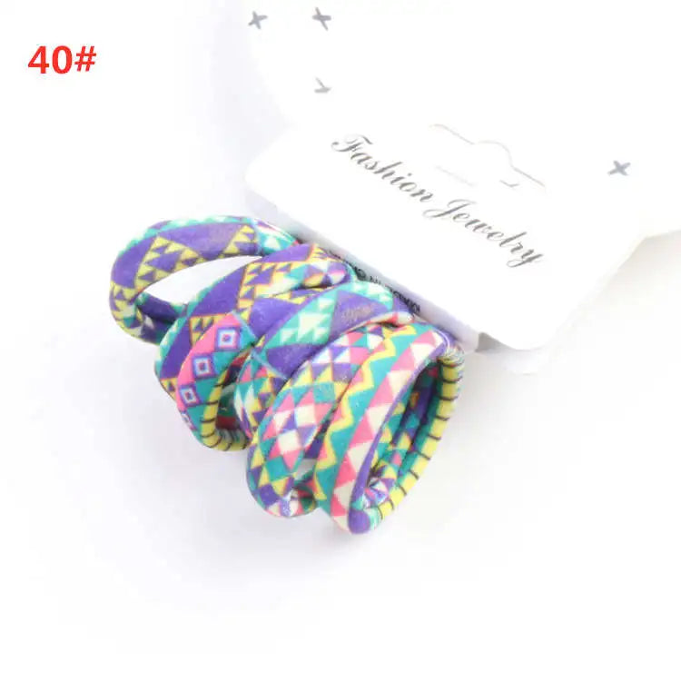 6pcs/Sett Cute Girls Elastic Hair Bands Scrunchies Ponytail Holder Rubber Bands Hair Ties Sweet Kids Hair Rope Hair Accessories