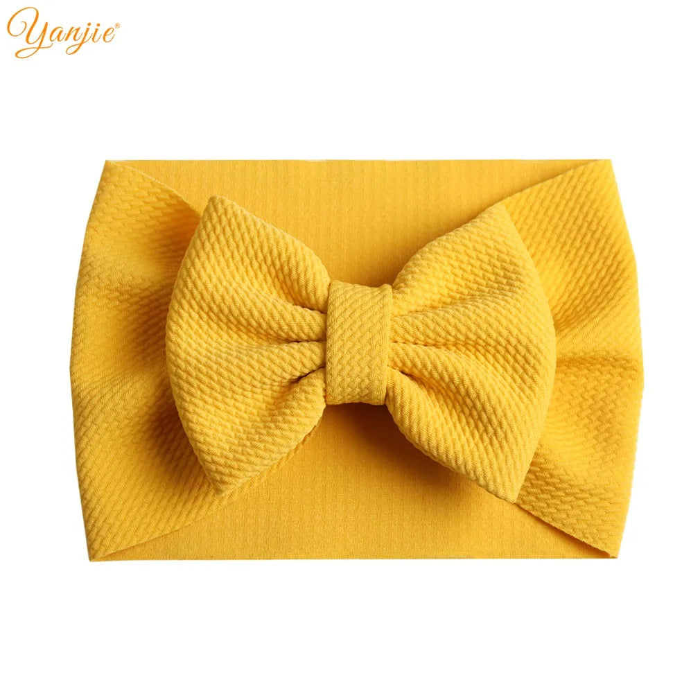 YANJIE 2023 New Turban Fashion 5'' Hair Bows