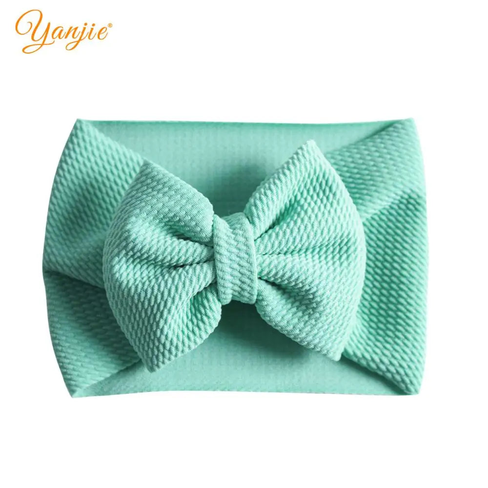 YANJIE 2023 New Turban Fashion 5'' Hair Bows