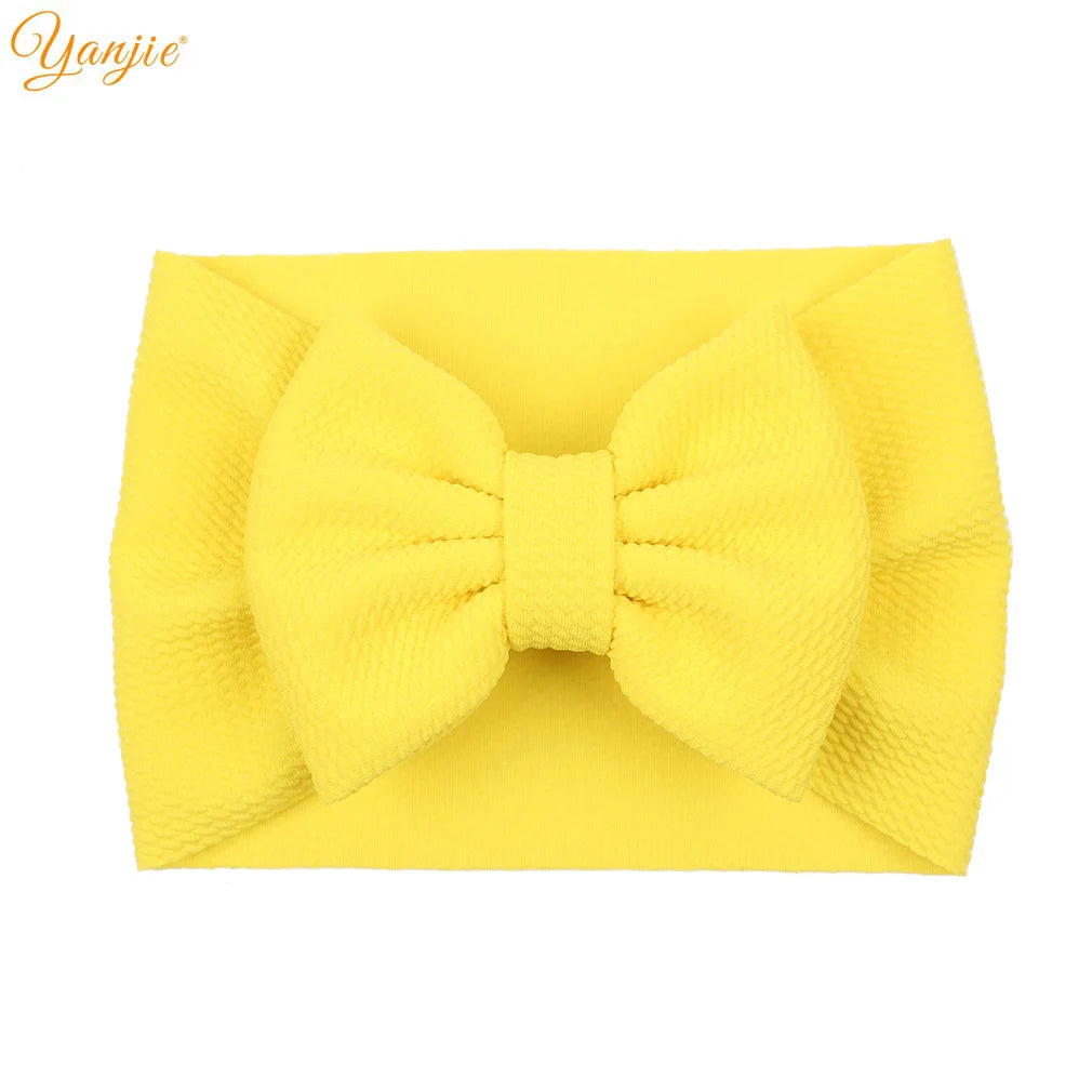 YANJIE 2023 New Turban Fashion 5'' Hair Bows