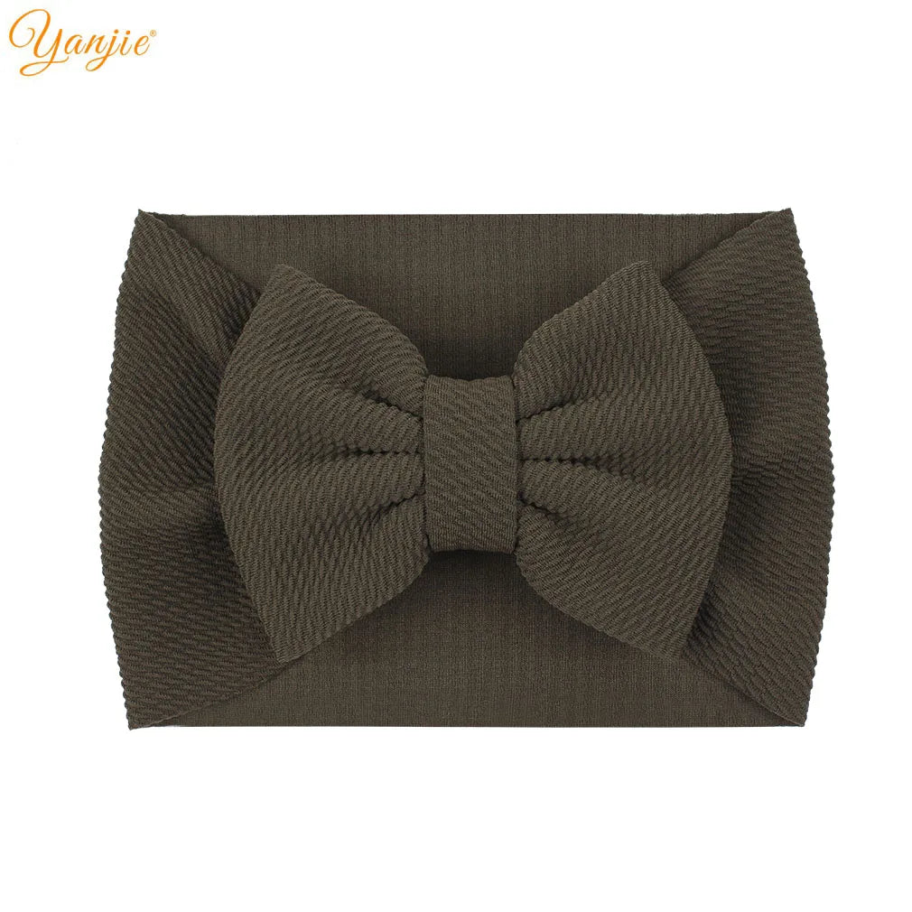 YANJIE 2023 New Turban Fashion 5'' Hair Bows