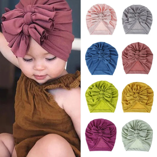 18 Colors Baby Hat for Girls Bows