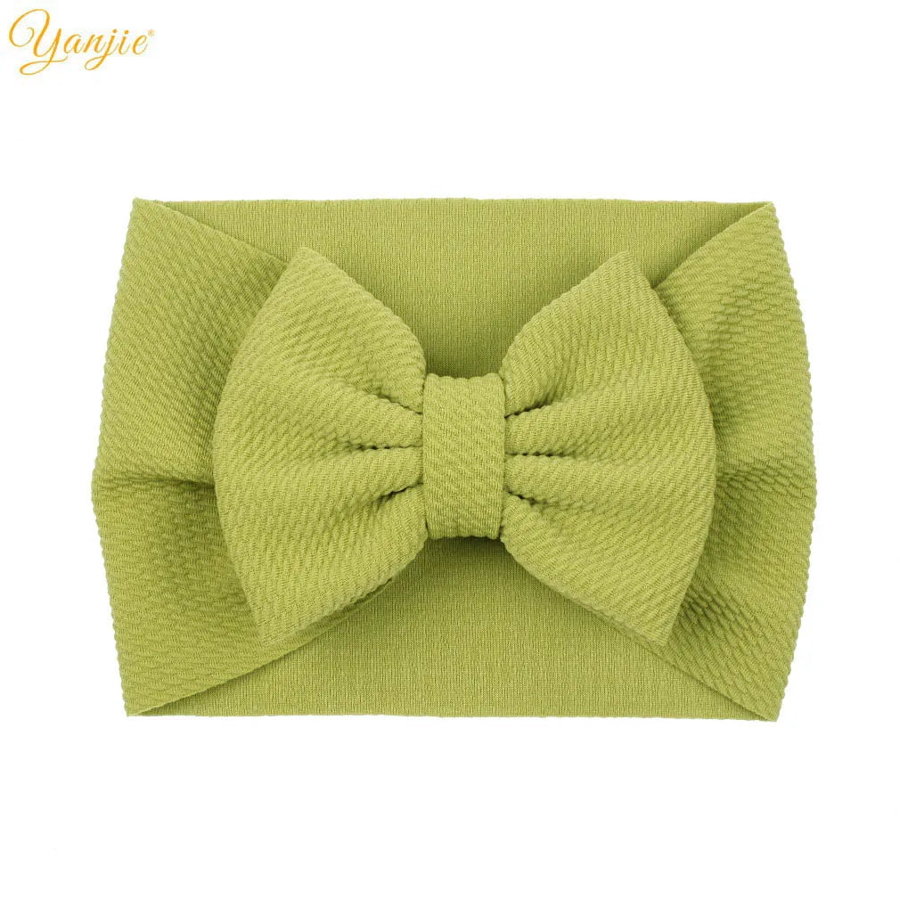 YANJIE 2023 New Turban Fashion 5'' Hair Bows