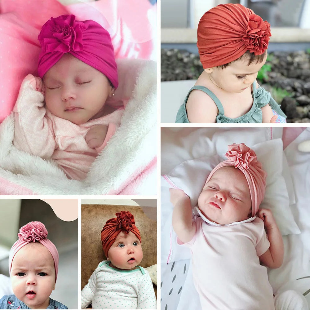 18 Colors Baby Hat for Girls Bows