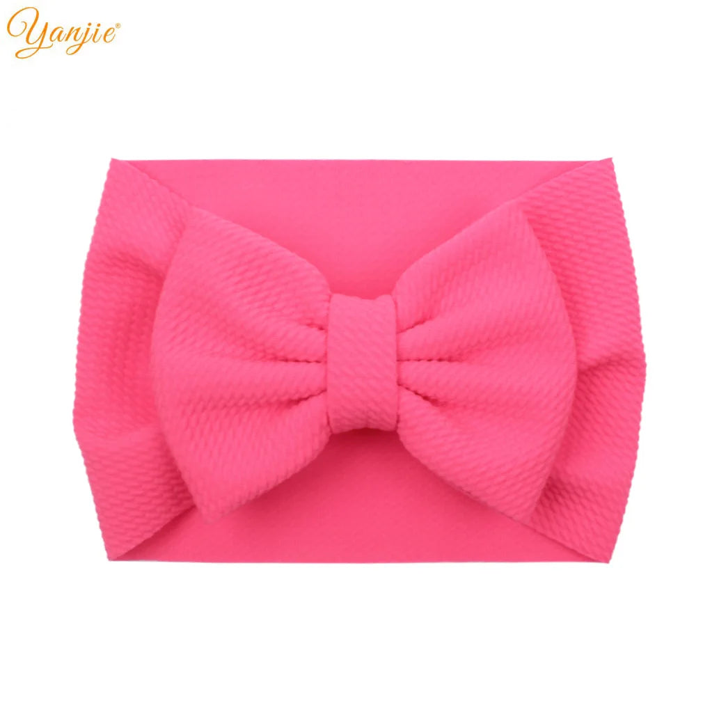 YANJIE 2023 New Turban Fashion 5'' Hair Bows