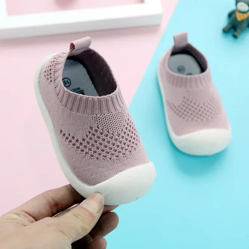 Spring Infant Toddler Shoes Girls Boys Casual Mesh Shoes Soft Bottom Comfortable Non-Slip Kid Baby First Walkers Shoes