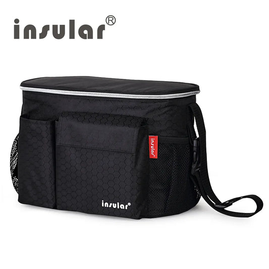 Insular Brand Thermal Insulation Baby Diaper Bags for Strollers Waterproof Nappy Changing Bags Mommy Stroller Bags Cooler Bags