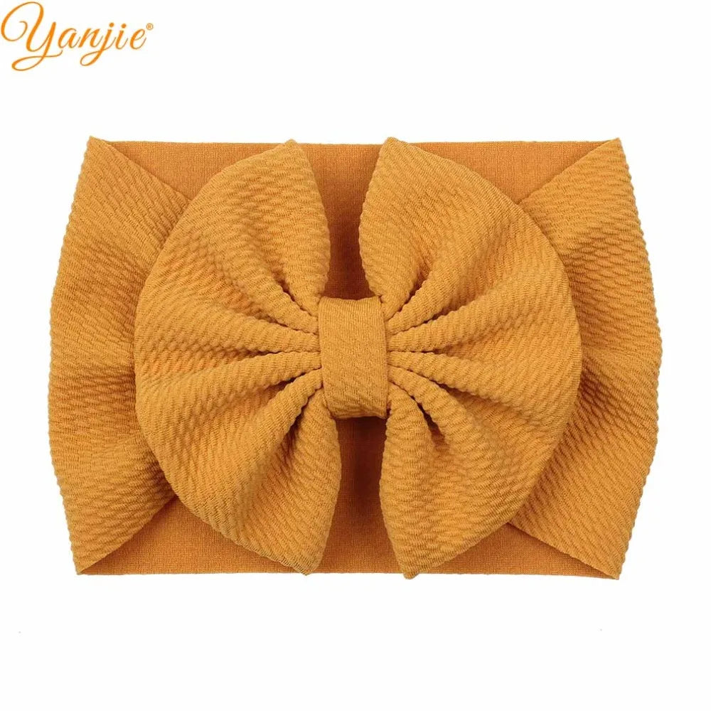 YANJIE 2023 New Turban Fashion 5'' Hair Bows